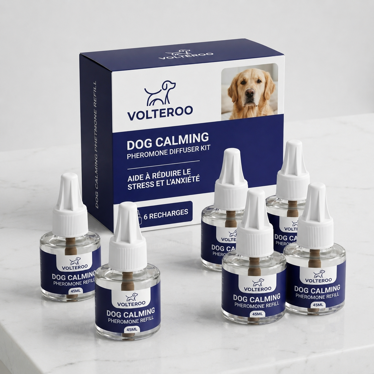6x Recharges chien
